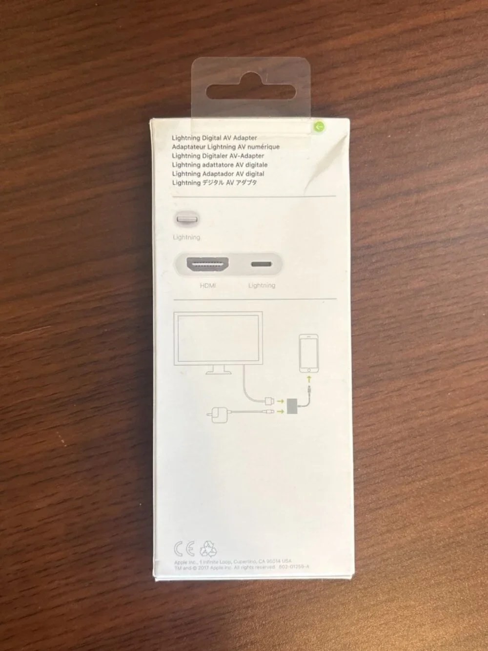 Genuine Apple iPhone to HDMI Digital AV Adapter | MD826AM/A - A1438 - New Sealed